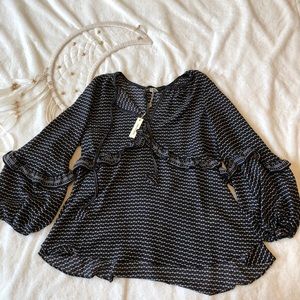 Max Studio Boho top NWT